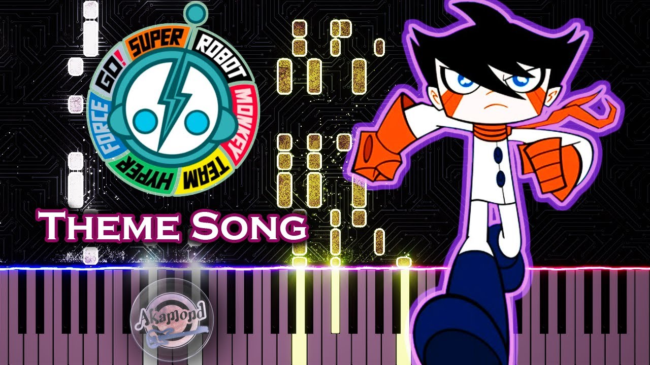 Super Robot Monkey Team Hyperforce Go Theme Song Piano Tutorial 