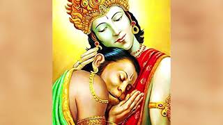 Lord embraces Hanuman and is crying. Listen and enjoy this soulful bhajan.