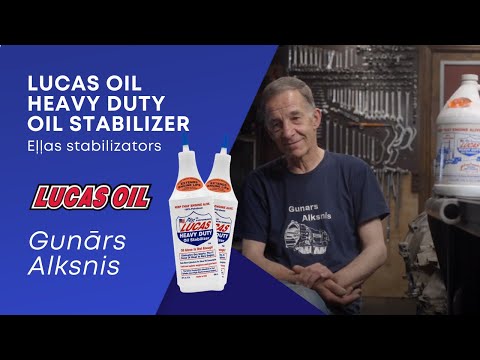 Video: Ar turėčiau naudoti Lucas Oil Stabilizer?