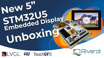 Unboxing the new 5-Inch STM32U5 Embedded Display from Riverdi!