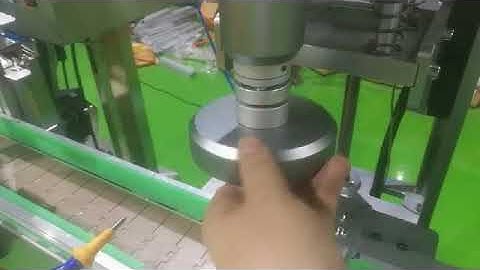 How to set up and operate automatic chuck capper for glass jars tutorial instructions