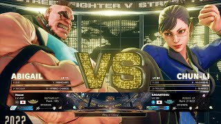 Sfv Champion Edition Itazan Abigail Vs Sagantosu Chun-Li Online Matchs 03-22-2023