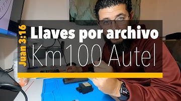 Haciendo llaves por archivo (maker) con KM100 de Autel y VVDI Prog de Xhorse