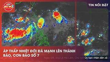 ÁP THẤP NHIỆT ĐỚI ĐÃ MẠNH LÊN THÀNH BÃO, CƠN BÃO SỐ 7