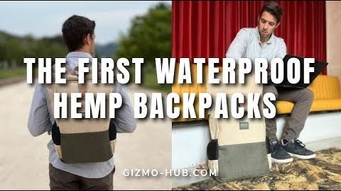 8000KICKS : THE FIRST WATERPROOF HEMP BACKPACK | Kickstarter | Gizmo-Hub.com