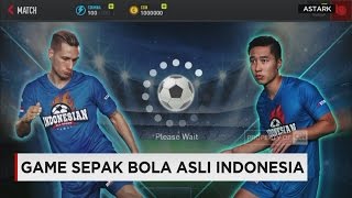 Game Sepakbola Asli Indonesia ; A Stark Football screenshot 1