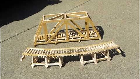 G scale Bridges we made
