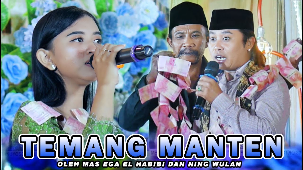Temang manten Ning Wulan dan Mas Ega el habibi di hajatnya arpin nawer