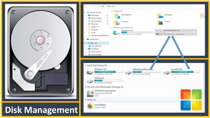 Manage Windows 10 Disk Partitions Creating, 2024