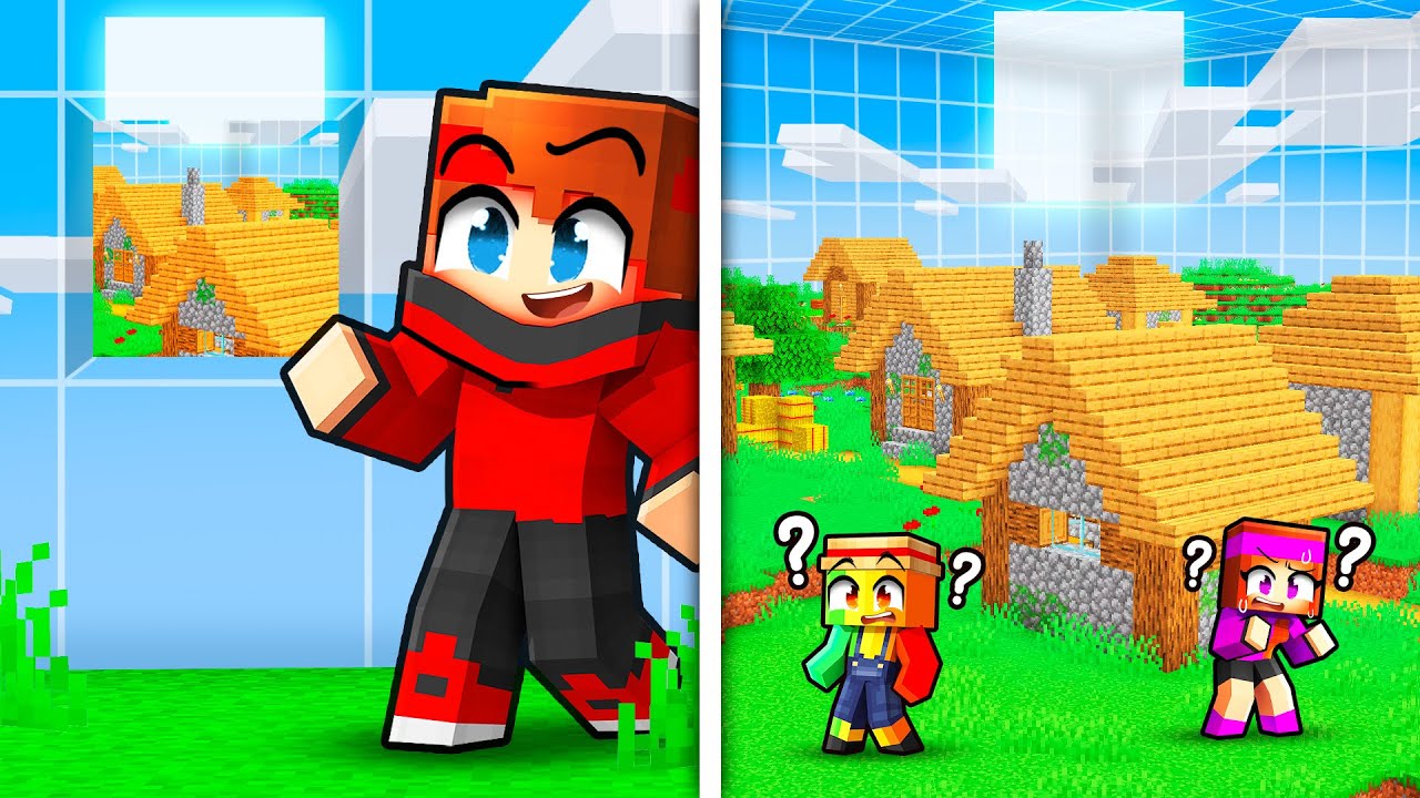 J'ai ENFERMÉ mes AMIS dans un FAUX Minecraft !