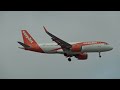 Easyjet Airbus 320Neo G-UZEF Landing Malaga LEMG