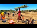 She Walks Miles Into the Bush — Then Cooks Traditional Millet Porridge! 🌾🔥