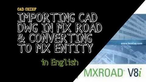 Importing cad to MX English