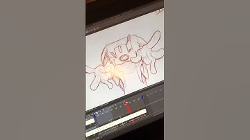 Hand drawn animation frame by frame! #drawinganimation #2danimation #clipstudio