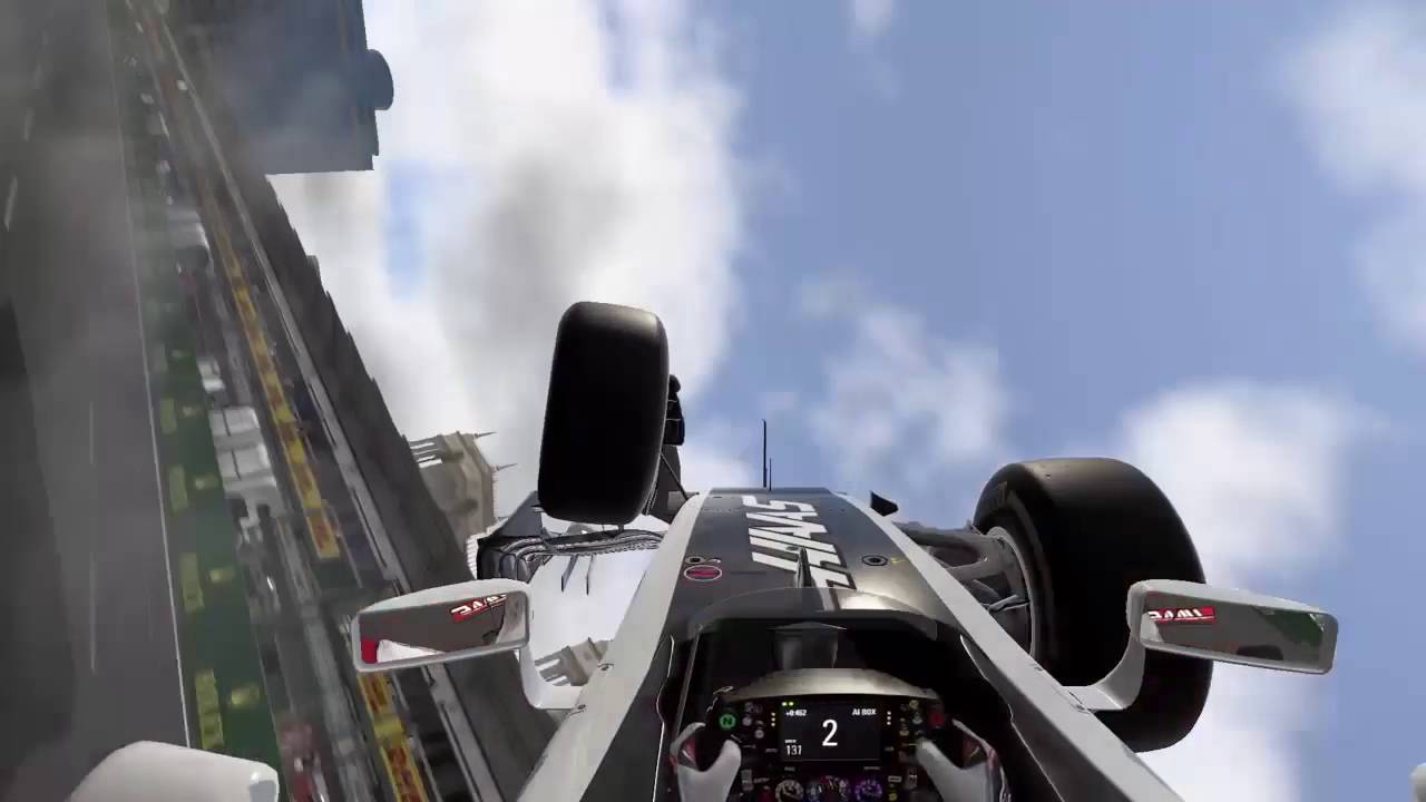 F1 2016 brutal crash PS4