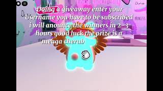 Giveaway for a mega cherub chipmunk 
