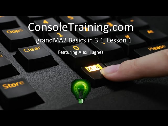 grandMA2 Basics in V3 Lesson 1 Connecting MA2onPC to MA3D