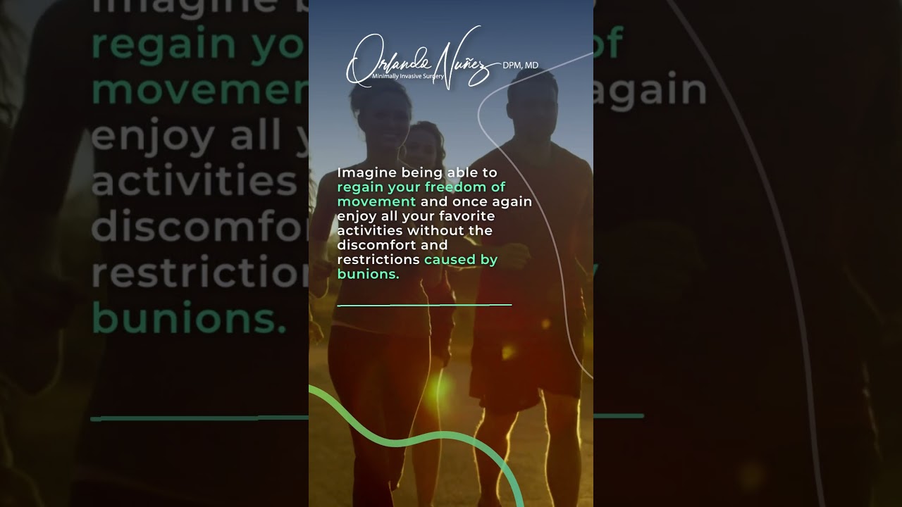 Do you suffer from bunions?  Don't worry, there is a solution. Minimally Invasive Surgery