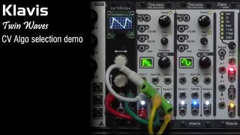 Klavis Twin Waves CV algo selection