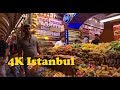 Walk around Istanbul 4K.  Spice Bazaar.