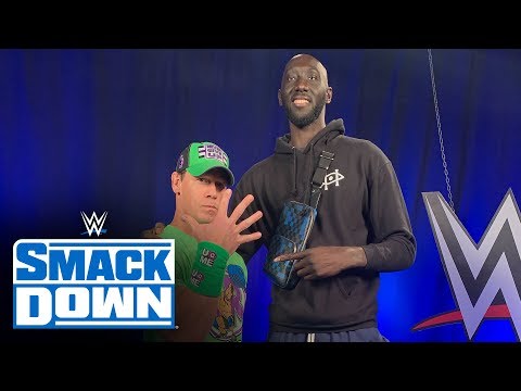 John Cena and Tacko Fall meet at SmackDown: SmackDown Exclusive, Feb. 28, 2020