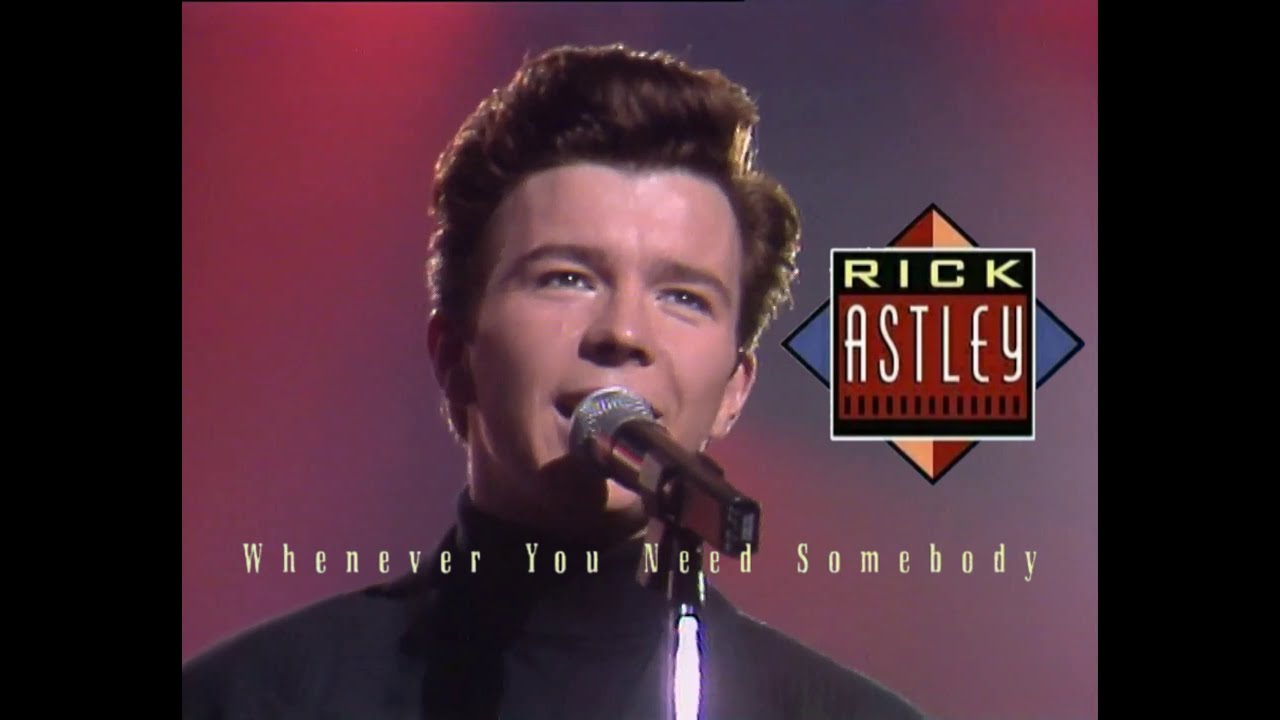 Rick Astley - Whenever You Need Somebody (1987) Tv - 16.04.1988 