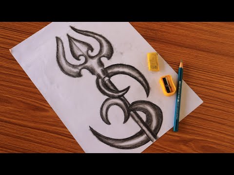 Lord Shiv Trident | Shiva tattoo design, Om tattoo design, Trishul tattoo  designs