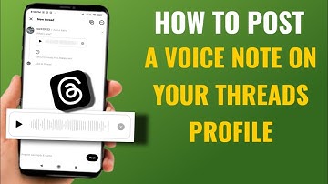 How to Post a Voice Note on Your Threads Profile | English