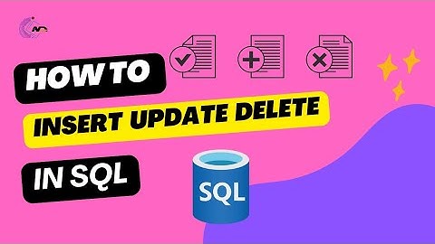 How to create Table Insert,Update,Delete in SQL Server very easy steps | SQL