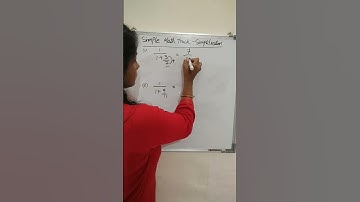 Simple Math 📐📊📚 Trick- Fraction (simplification)#shorts
