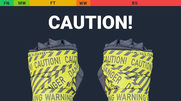 Hand Wraps CAUTION! - Skin Float And Wear Preview