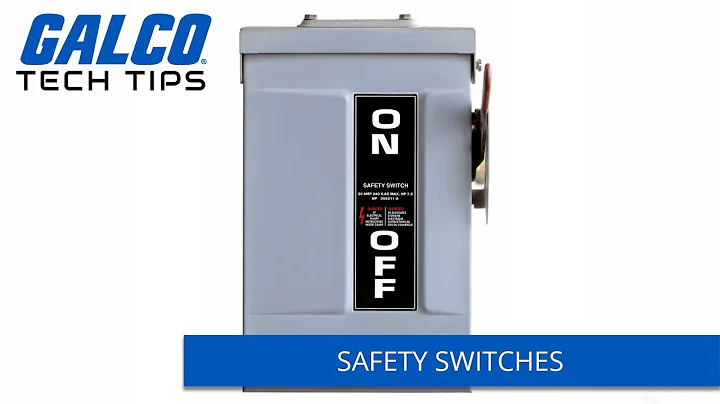 What is a Safety Switch? - A Galco TV Tech Tip | Galco