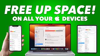 Storage is FULL!  How to OPTIMIZE FILES and FIX your STORAGE PROBLEMS on Macs, iPhones and iPads