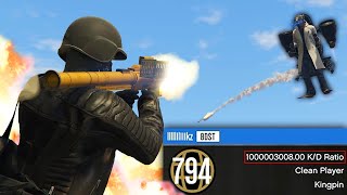 1 Billion KD Tryhard Struggles To Survive Against My Weaponized Vehicles (GTA Online)