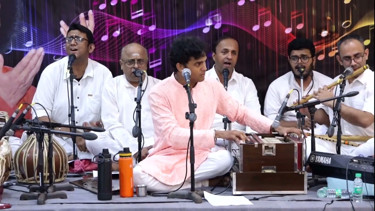 Musical Offering by Abhishek Raju for Guru Poornima Celebrations at Saiprem Vashi on 10th July 2025
