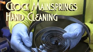 Cleaning Clock Mainsprings by Hand screenshot 1