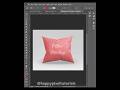 🛏️ Create a Realistic Pillow Mockup in Photoshop – Easy &amp; Beginner Friendly!#ytshorts #youtubeshorts