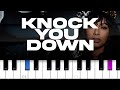 Keri Hilson - Knock You Down  (piano tutorial)