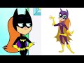 Teen titans go  dc super hero girls g2 character comparison