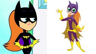 Teen Titans Go! & DC Super Hero Girls (G2) Character Comparison