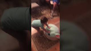 Kid beats up Baby Yoda pillow (a turn of events)