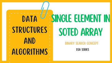 🔍 LeetCode #540 – Single Element in a Sorted Array | Unique Element Finder ✨🧩#dsa #problemsolving