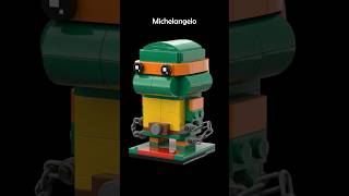 Michelangelo | #TMNT #TurtlePower #LEGO #LEGOTMNT #BrickHeadz #AFOL #moc #LEGOLeaks #Michelangelo