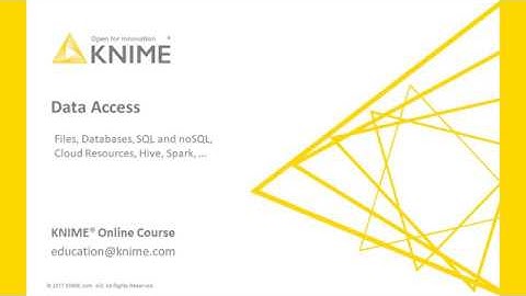 Data Access with KNIME