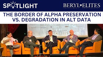𝐄𝐃𝐔 𝐒𝐞𝐫𝐢𝐞𝐬 💡 Where is the Boundary of Alpha Preservation vs. Degradation in Alternative Data?