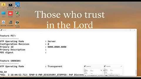 02 12 2025   Switching  cisco VTP 3 with MST