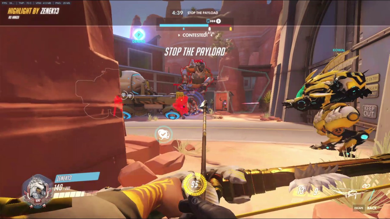 Overwatch - Hanzo fail