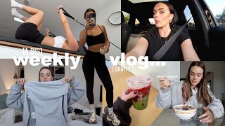 A slow week VLOG (getting out of a rut, skin updates, Fashion week prep, workouts, hauls)