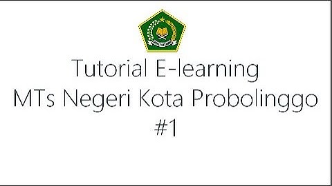 Tutorial E-Learning: LOGIN, Edit Profil, Absensi Online Siswa - MASAPRO