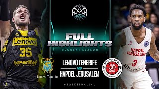 Lenovo Tenerife v Hapoel Bank Yahav Jerusalem | Full Game Highlights | #BasketballCL 2023